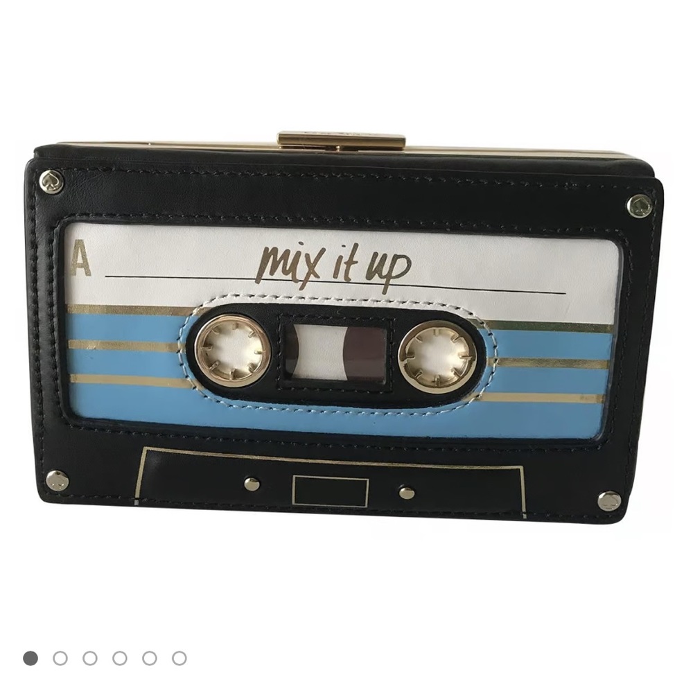 Kate Spade NOVELTY MIX TAPE LEATHER CROSS-BODY BAG